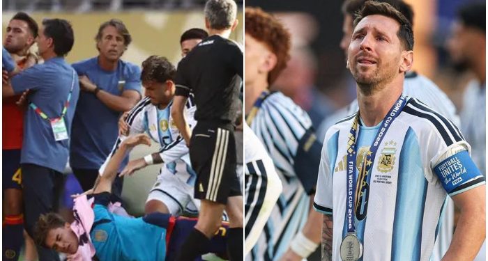 Sikap Tak Terpuji Timnas Argentina, Nahuel Molina Bikin Keributan, Kompak Balik Badan Usai Pengalungan Medali!
