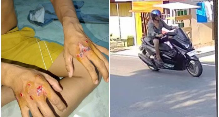 Belum Terungkap Kasus Bakar Rumah Kosong, Muncul Teror Baru, Tinjak Stang Motor Lalu Pelaku Kabur