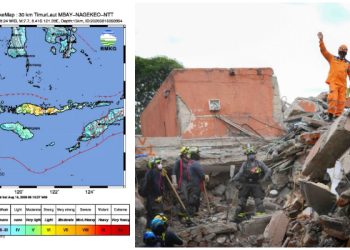 Usai NTT Diguncang Gempa Keras 7,7 SR, Tsunami Landa Beberapa Wilayah