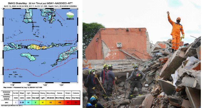 Usai NTT Diguncang Gempa Keras 7,7 SR, Tsunami Landa Beberapa Wilayah