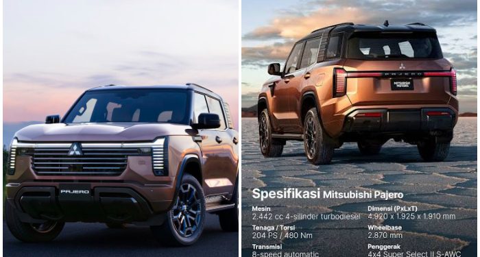 Pajero Tanpa Sport Mulai Mengaspal Lebih Dulu dari Fortuner Hybrid!