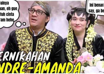 Akhirnya Andre Taulany dan Amanda Rigby Siap naik Pelaminan, Amanda Mualaf?