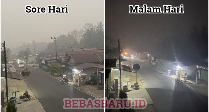 Sempat Bersih di Pagi Hari, Sore Hingga Malam Ini Tabalong Dikepung Asap Pekat!