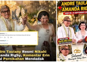 Andre Taulany dan Amanda Rigby Resmi Menikah Hari Ini Pakai Adat Jawa