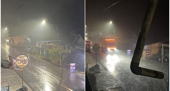 Malam Minggu Ini Tanta dan Tanjung Sekitarnya Di Guyur Hujan Lebat