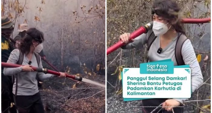 Artis Sherina Munaf Akui Stress Padamkan Karhutla di Kalimantan, Ini Penyebabnya!