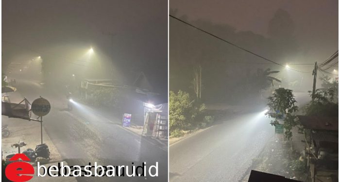 Hari Ini Tabalong Asap Pekat Jarak Pandang Terbatas! Bau Sangat Menyengat!