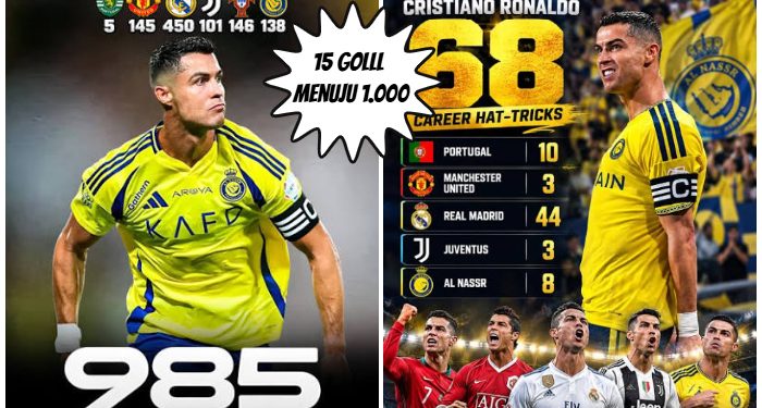 Cukup 15 Menit, Tim yang Solid dan Kompak Cristiano Ronaldo pun Bikin Hattrick