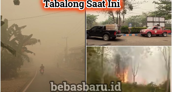 Salikung Terbanyak Titik Panas, Tabalong Dikepung Asap Pekat Hari Minggu Ini