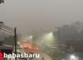 Dua Hari Tabalong Kabut Asap Pekat, Jarak Pandang Kurang dari 50 Meteran