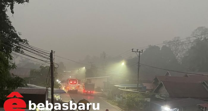 Dua Hari Tabalong Kabut Asap Pekat, Jarak Pandang Kurang dari 50 Meteran