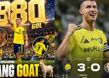Liga Arab: Cristiano Ronaldo Cetak Gol ke 980, Al Nassr Bantai Al Diriyah 3-0