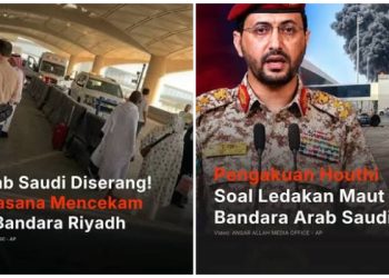 Serangan Houthi Kembali Sasar Bandara di Riyadh, Jemaah Umrah Jadi Korban