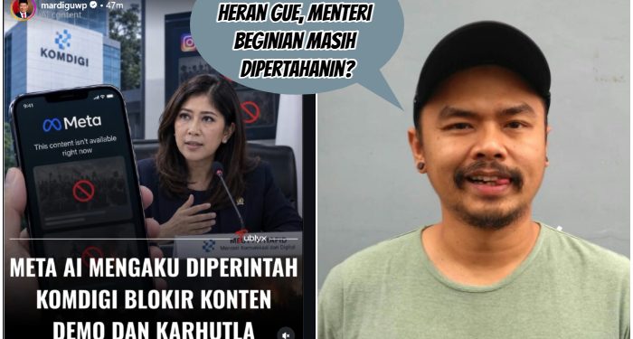 Wendy Cagur Heran Postingannya Soal Karhutla Dibatasi, Diduga Atas Permintaan Komdigi?